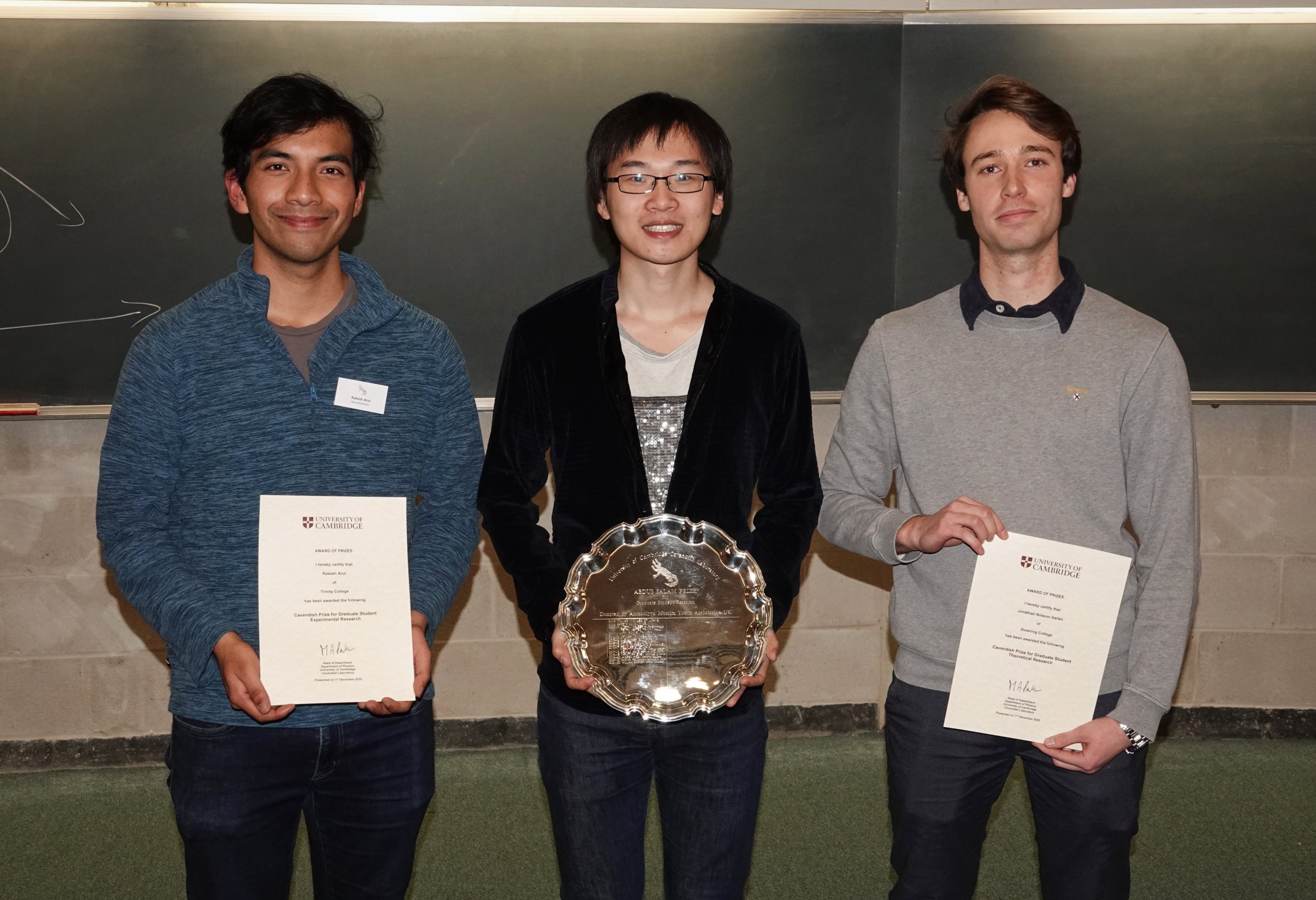 Prize winners PhD