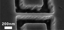 Etched nanowire from GaMnAs.