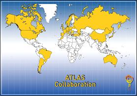 Countries collaborating on the ATLAS project