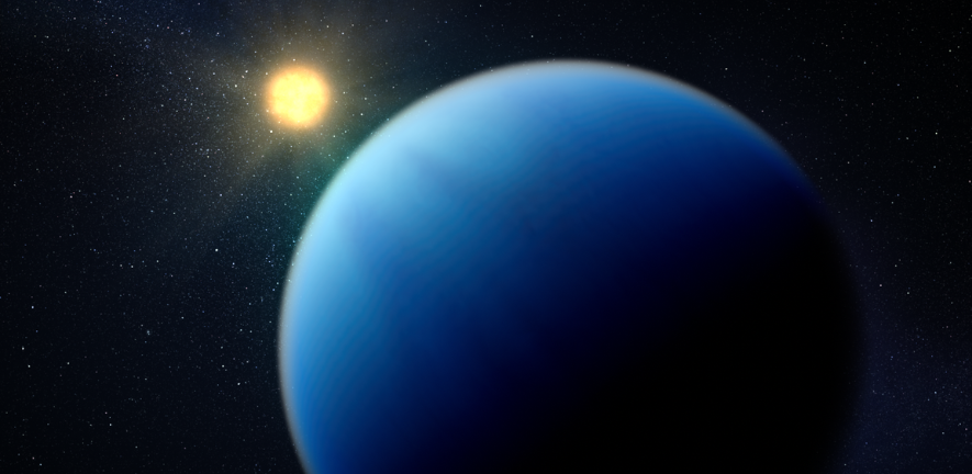 Illustration of an exoplanet and its host star. Credit NASA, ESA, CSA, Dani Player (STScI)