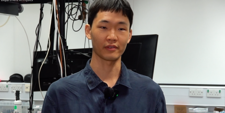 Young man in a lab